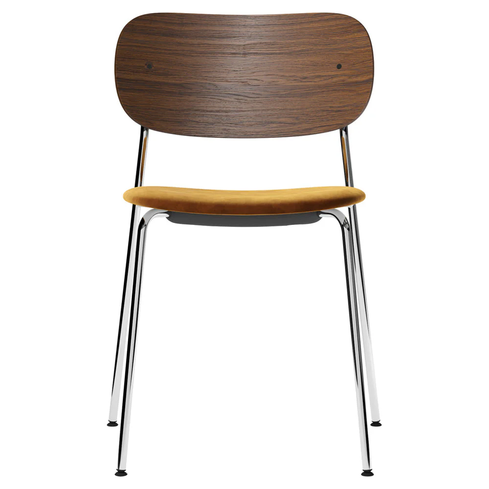 Co Seat Upholstered Dining Chair - Dark Stained Oak - Image 6