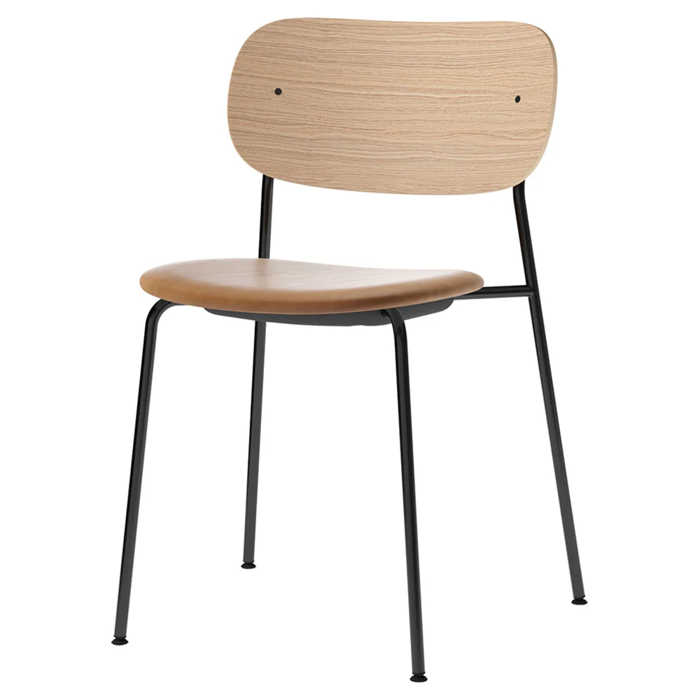 Co Seat Upholstered Dining Chair - Natural Oak
