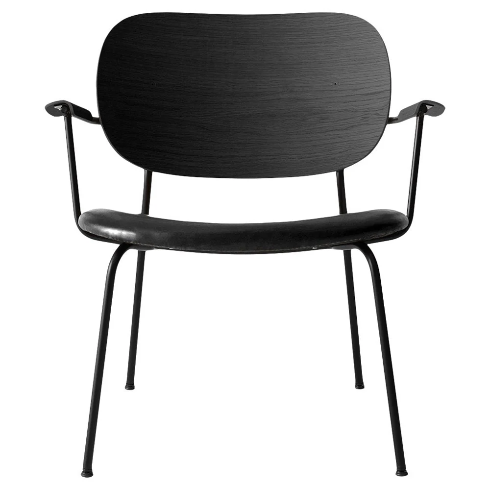 Co Seat Upholstered Lounge Chair - Black Oak - Image 2