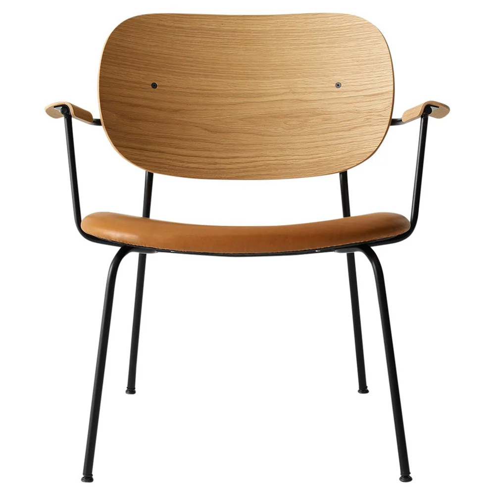 Co Seat Upholstered Lounge Chair - Natural Oak - Image 2