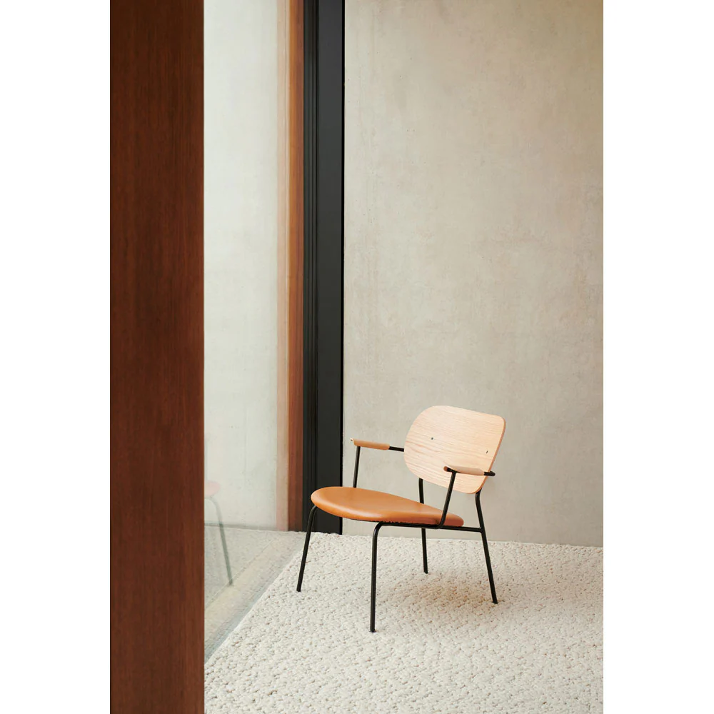 Co Seat Upholstered Lounge Chair - Natural Oak - Image 6