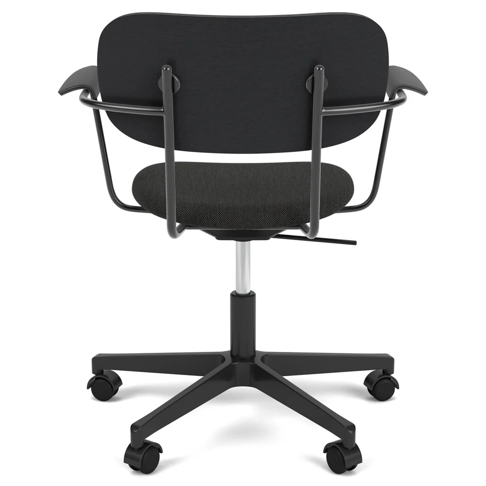 Co Seat Upholstered Task Armchair - Black Oak - Image 3