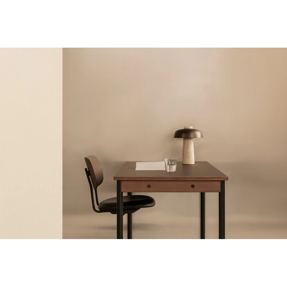 Co Seat Upholstered Task Armchair - Dark Stained Oak - Image 6