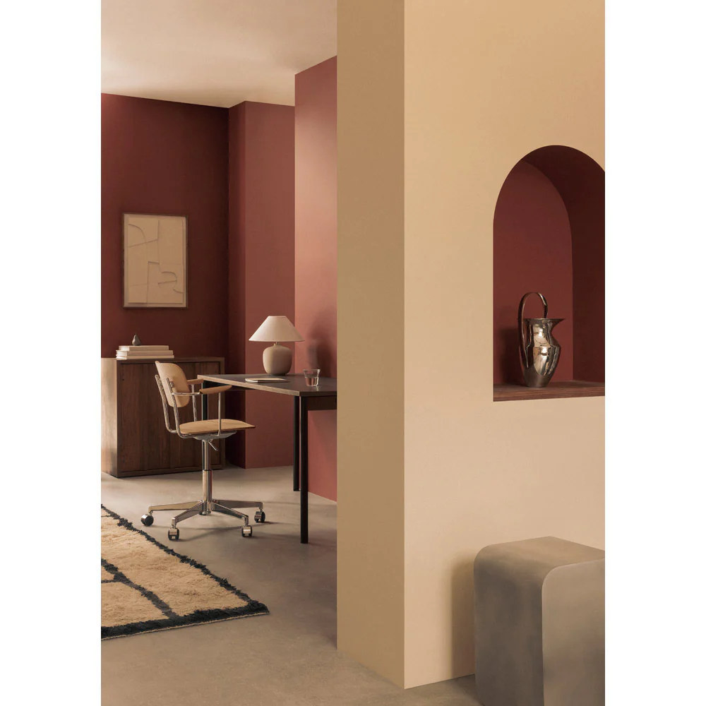 Co Seat Upholstered Task Armchair - Natural Oak - Image 6