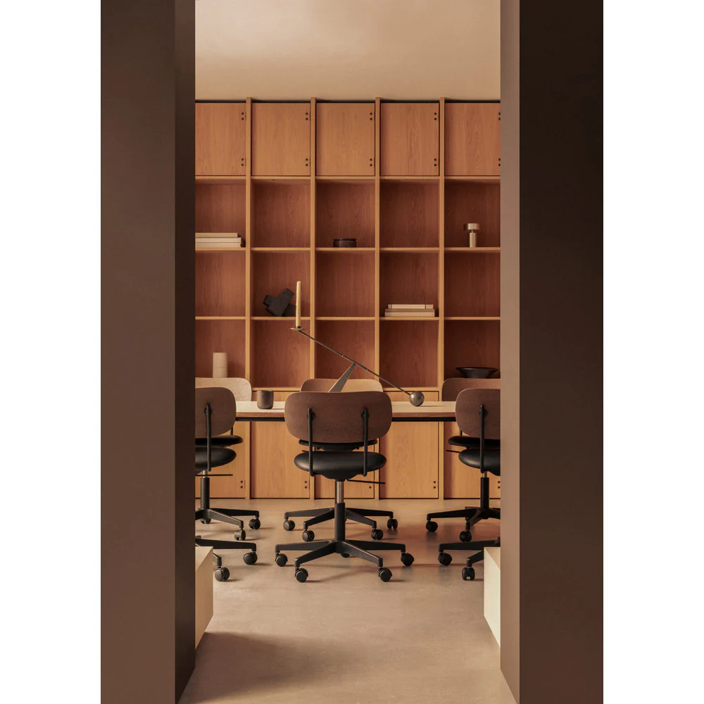 Co Seat Upholstered Task Chair - Dark Stained Oak - Image 6