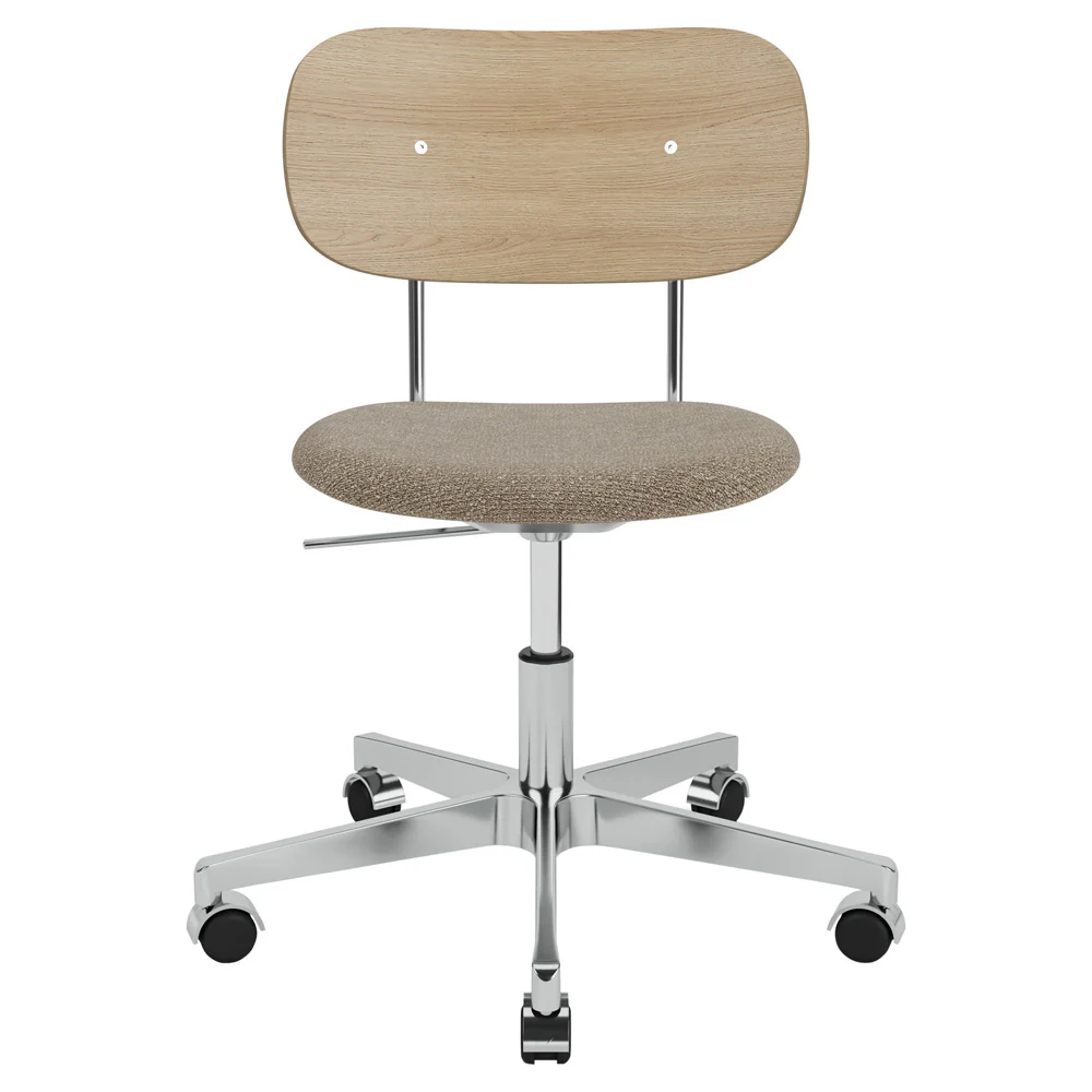 Co Seat Upholstered Task Chair - Natural Oak