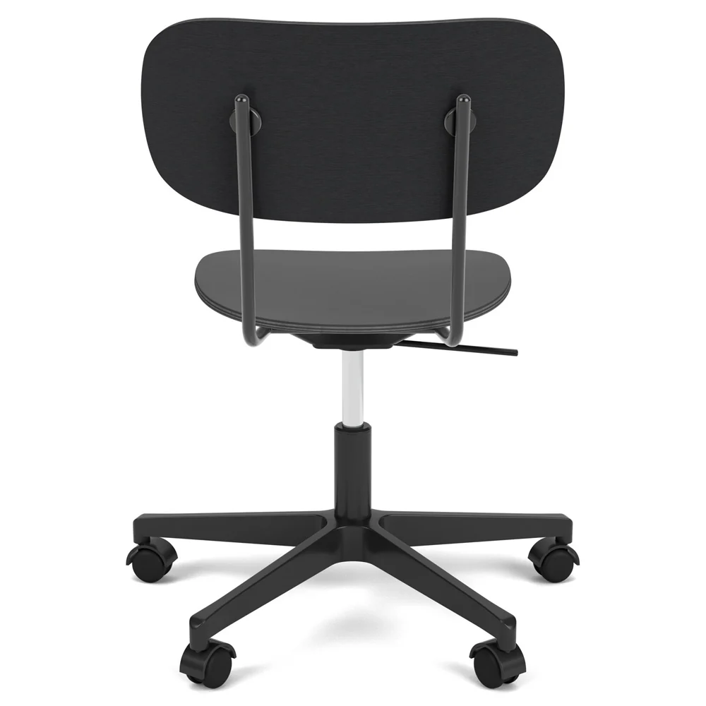Co Unupholstered Task Chair - Black Base, Black Oak - Image 3