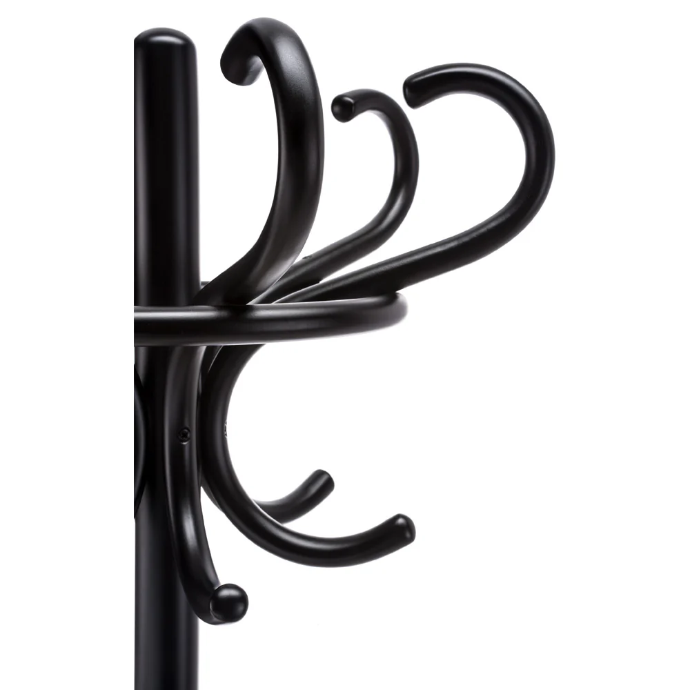 Coat Rack Bench - Cane, Black - Image 3