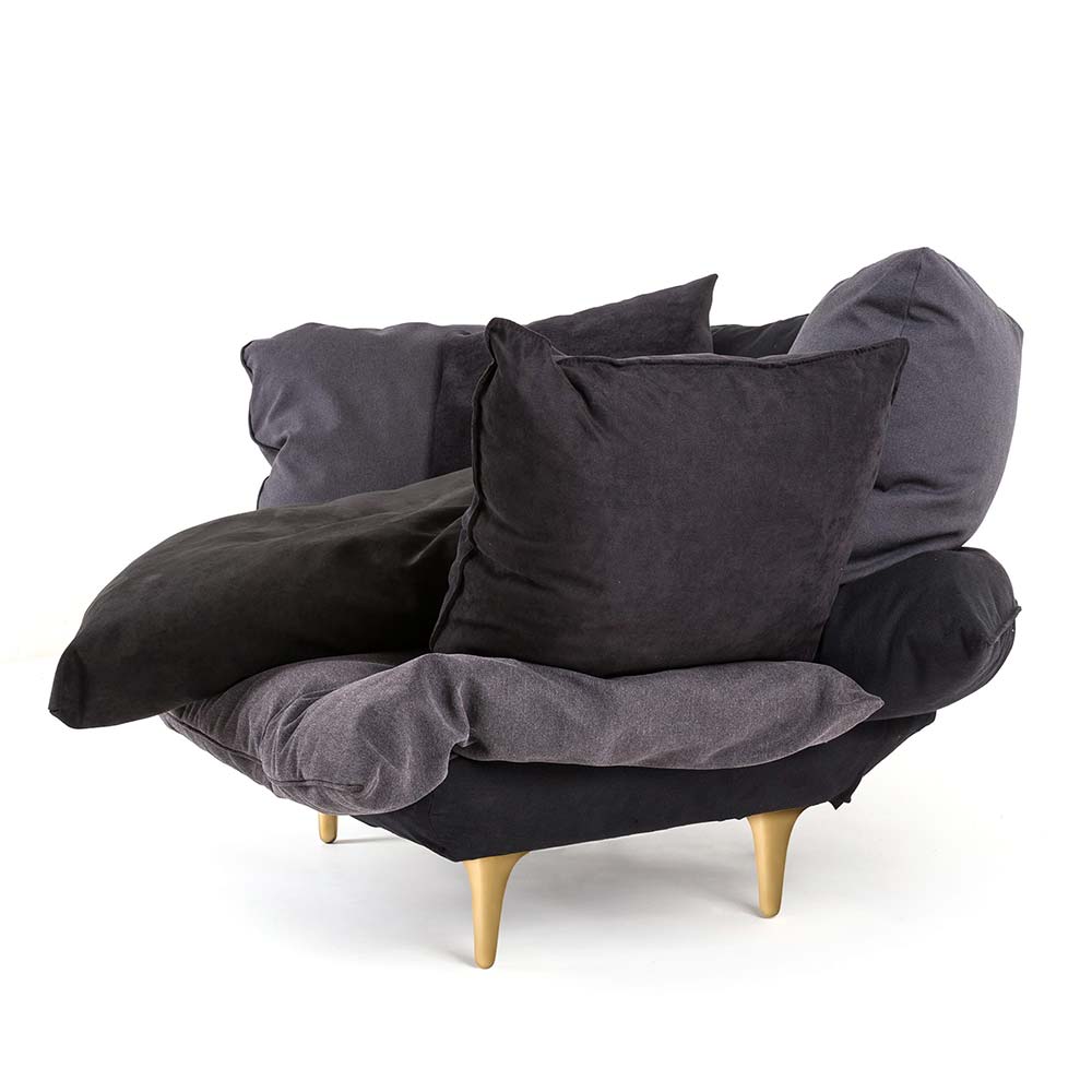Comfy Armchair - Charcoal Gray - Image 3
