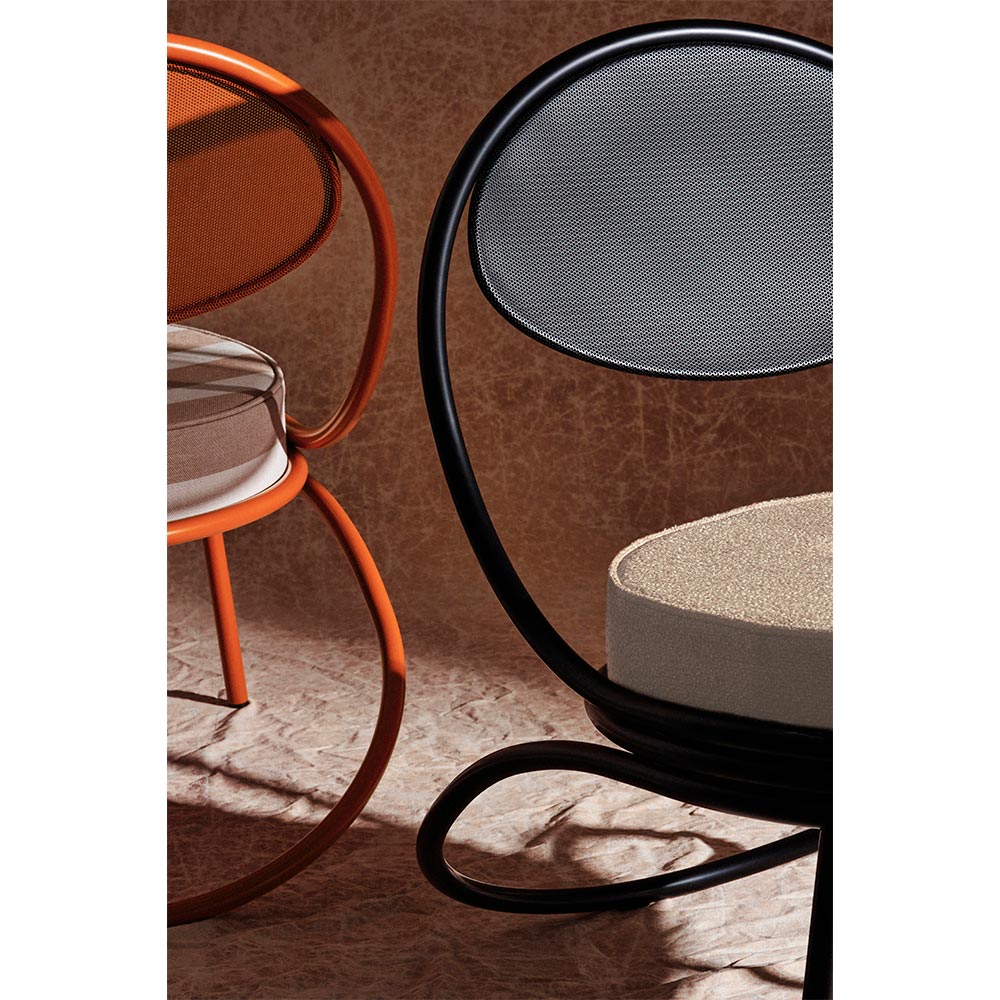 Copacabana Outdoor Lounge Chair - Lorkey 41, Black Semi Matte Base - Image 8
