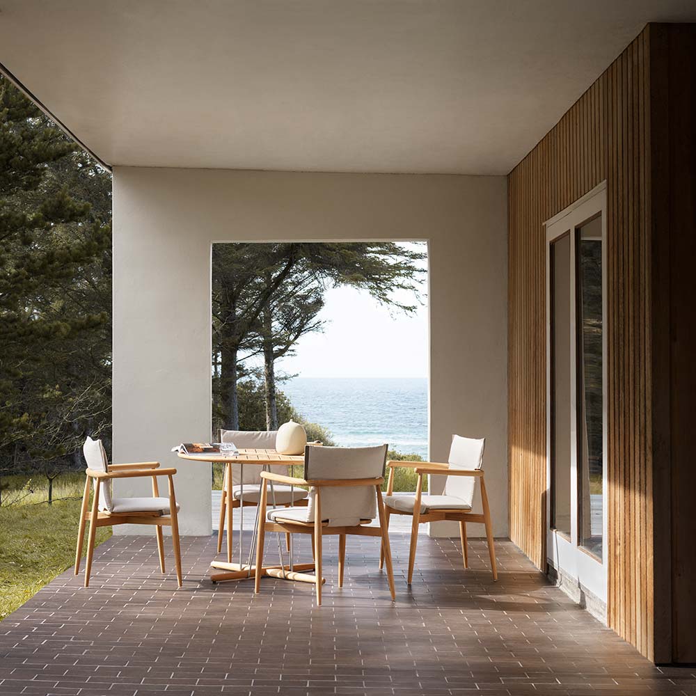 CU E008 Embrace Outdoor Dining Chair Cushion - Image 4
