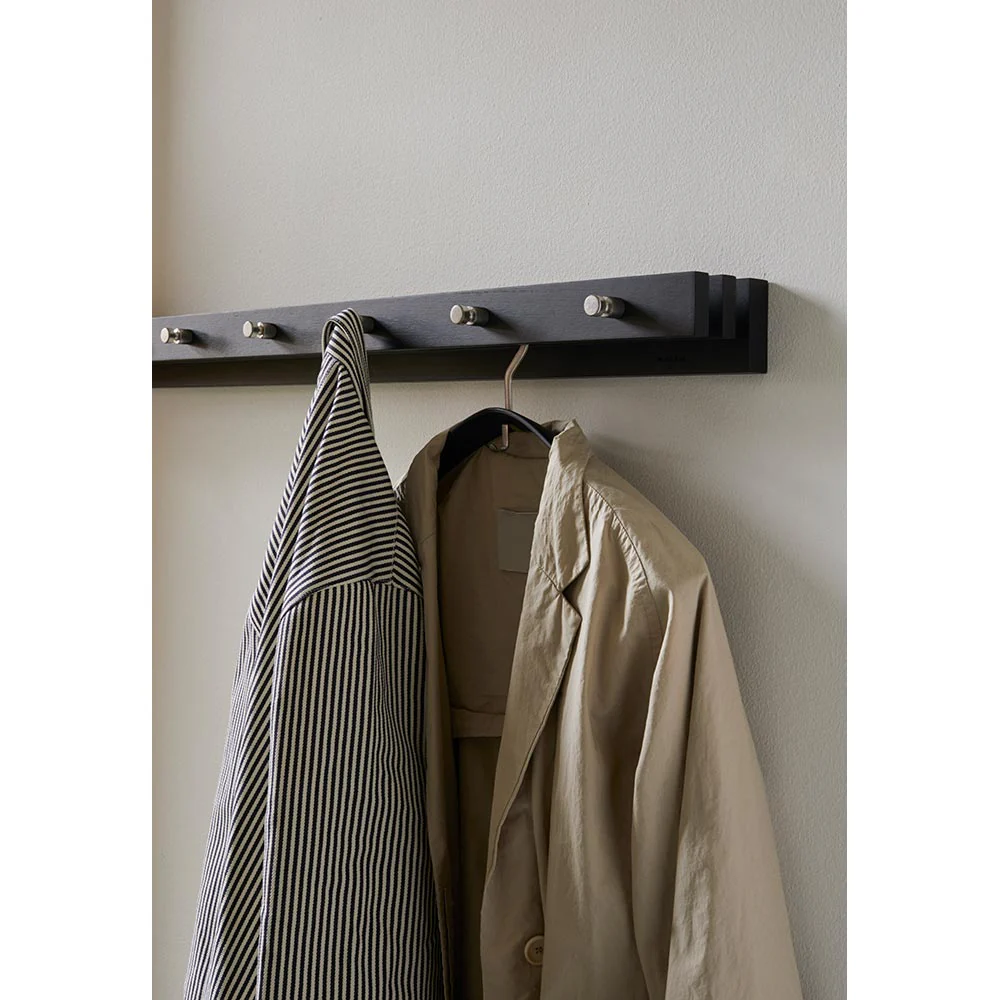 Cutter Coat Rack 28.3" - Black Colored Oak - Image 2
