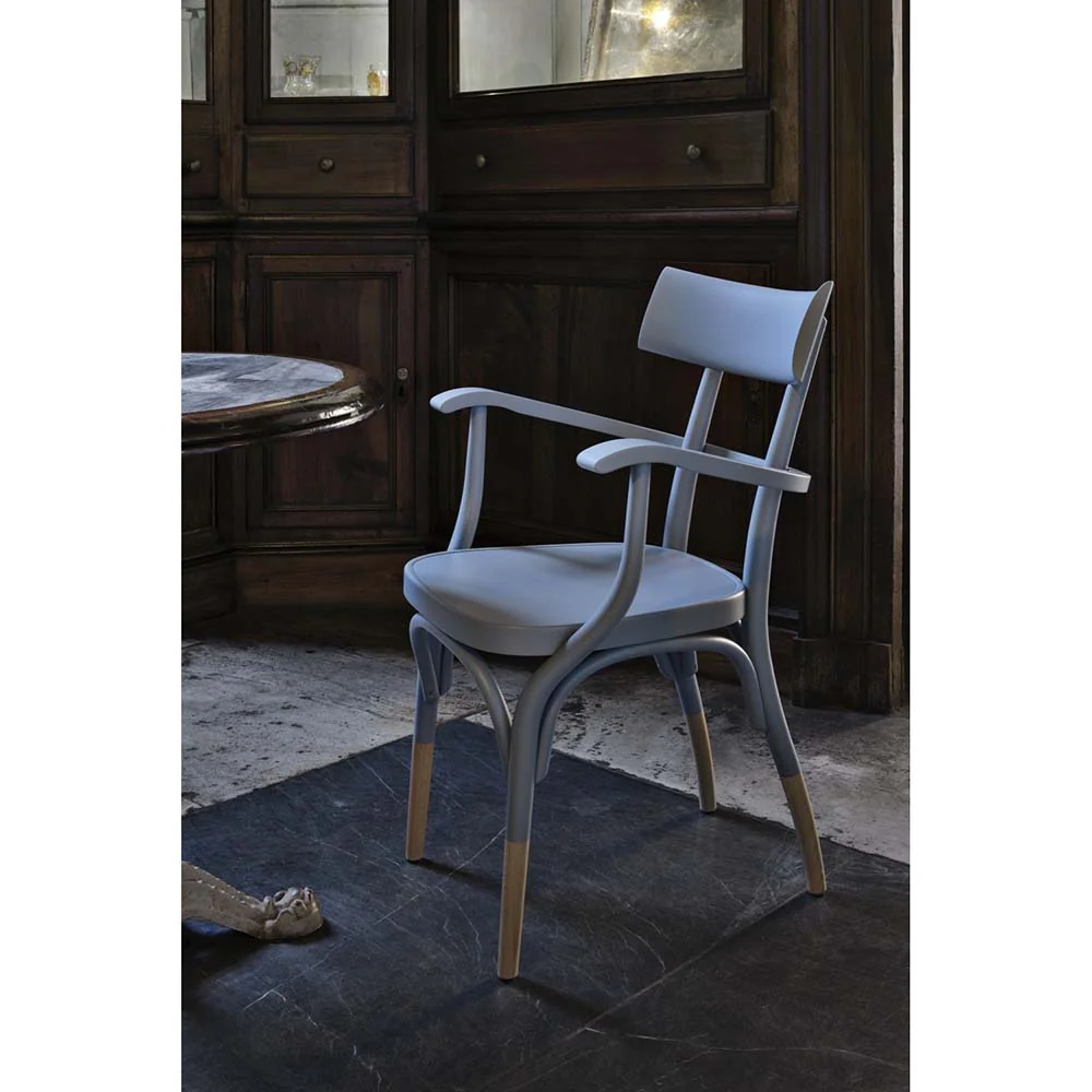 Czech Armchair - Wood Seat, Beech Feet - Image 3