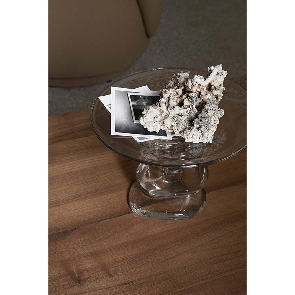 Damo Glass Centerpiece - Clear, Large - Image 5