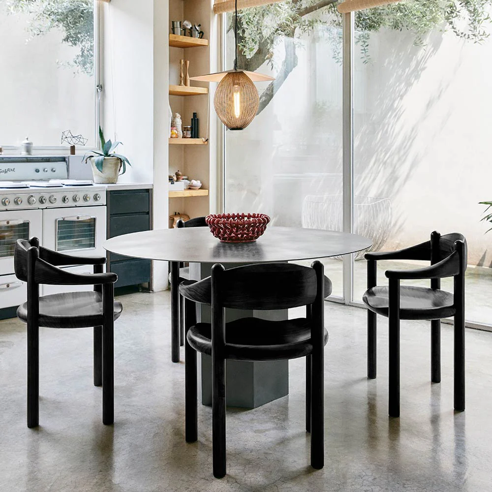 Daumiller Dining Armchair - Brown/Black - Image 5