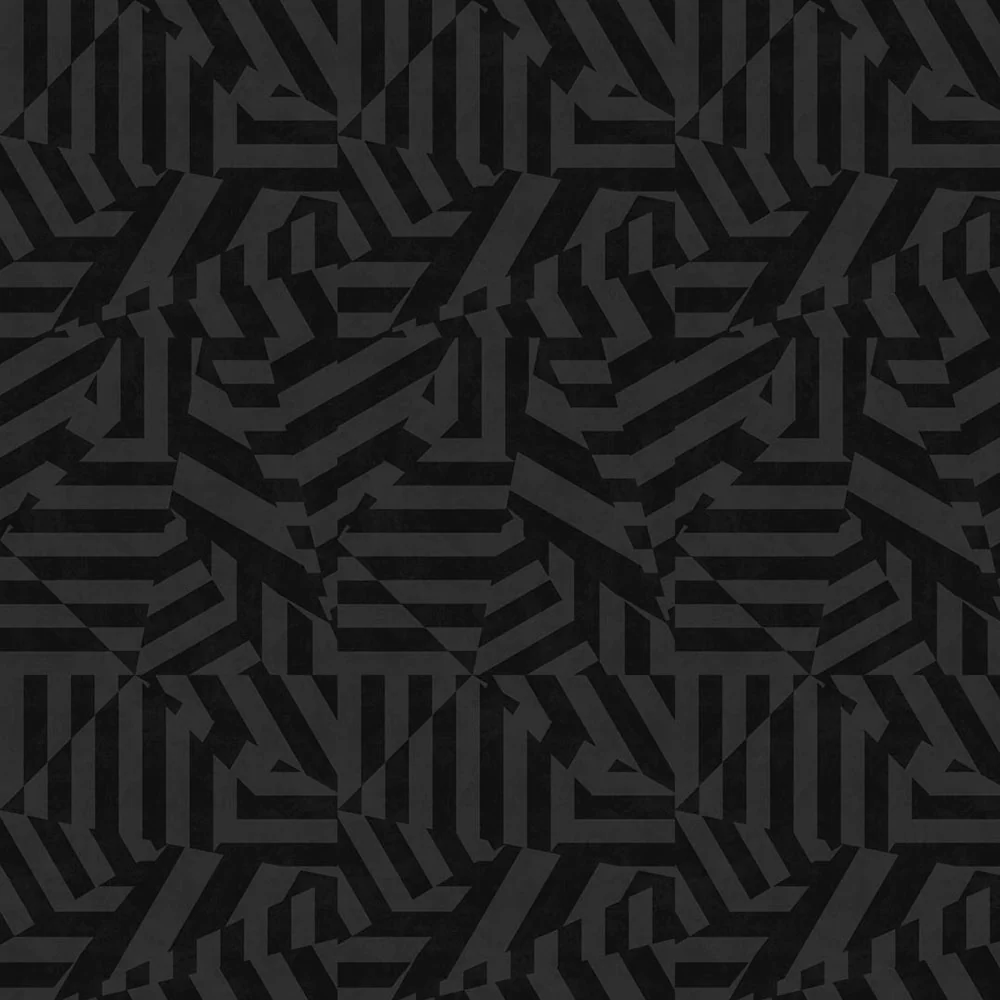 Dazzle Wallpaper - Charcoal - Image 2