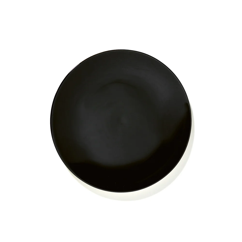 De Set of 4 Plates - Black, 6.89"W