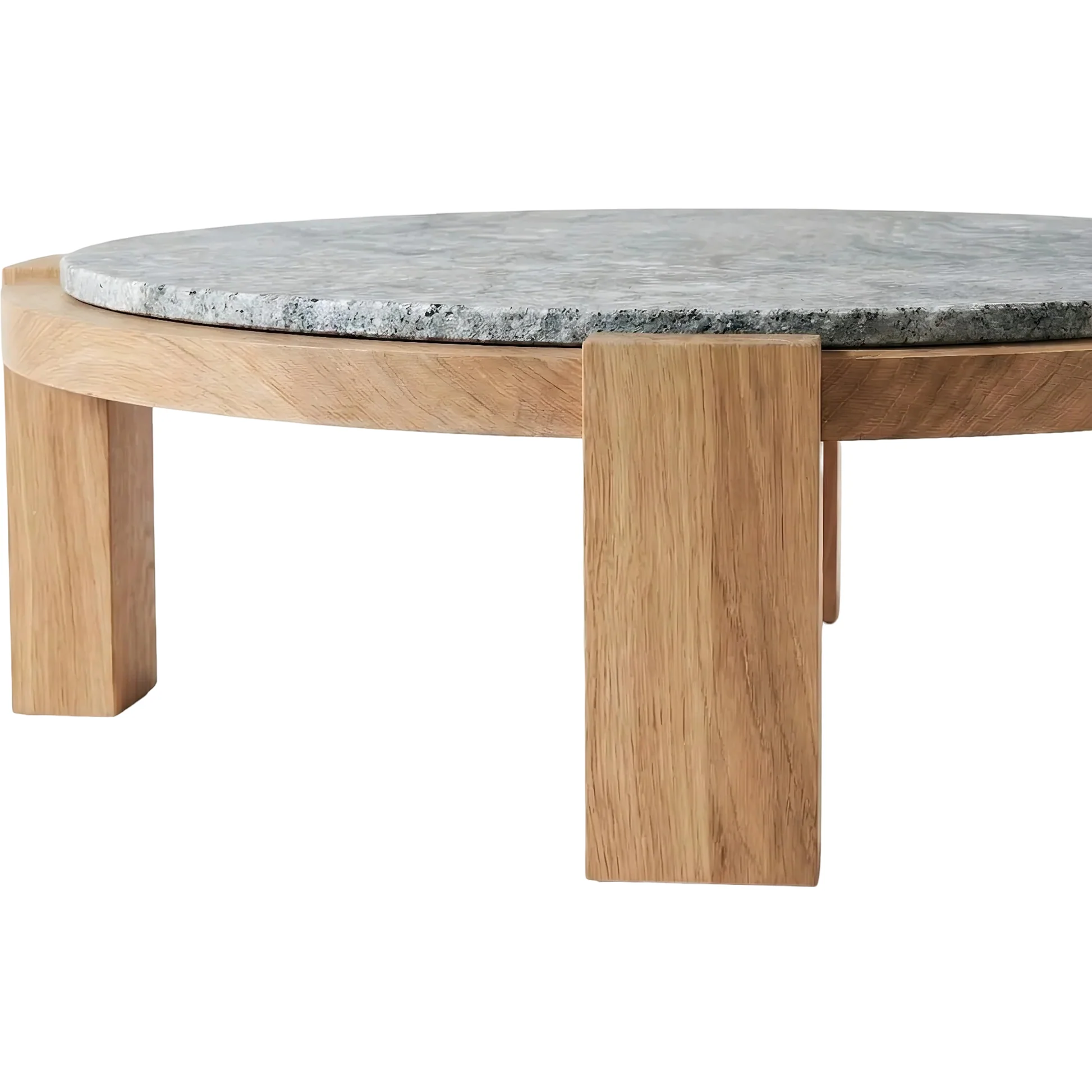 Dean Coffee Table - Granite, Oak - Image 2