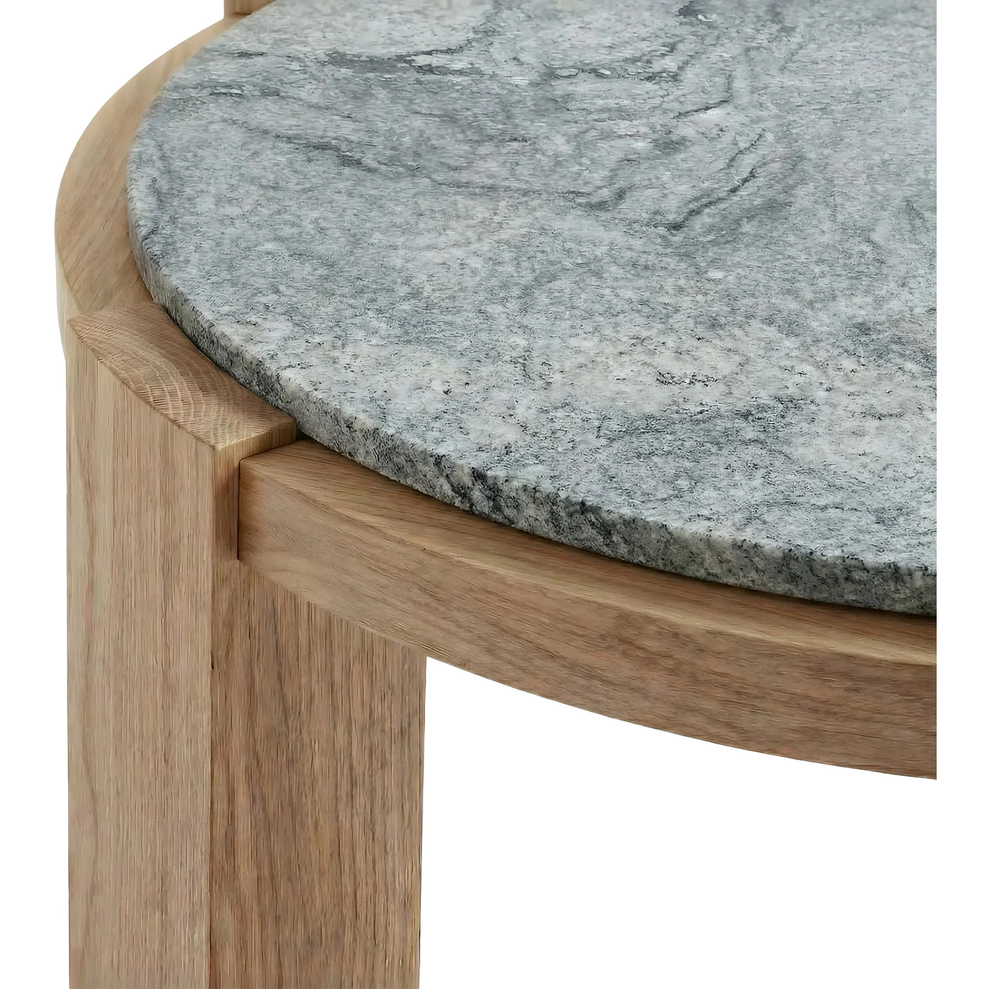 Dean Coffee Table - Granite, Oak - Image 3