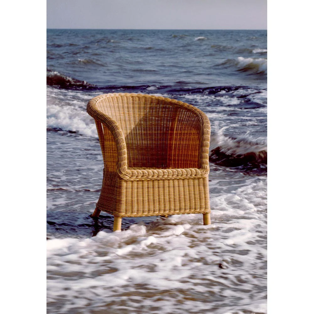 Derby Chair - Sand Seat Cushion, Taupe Rope Frame - Image 3