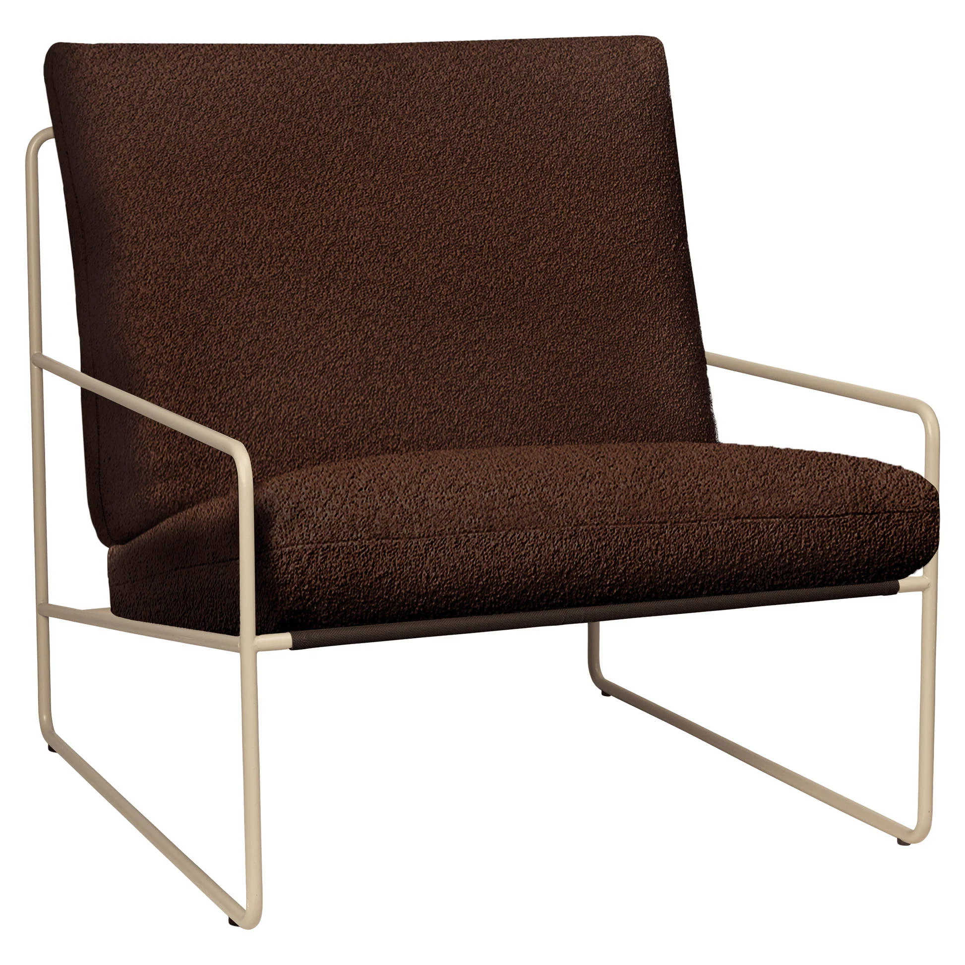 Desert 1-Seater Outdoor Sofa - Chestnut, Cashmere Frame - Image 2