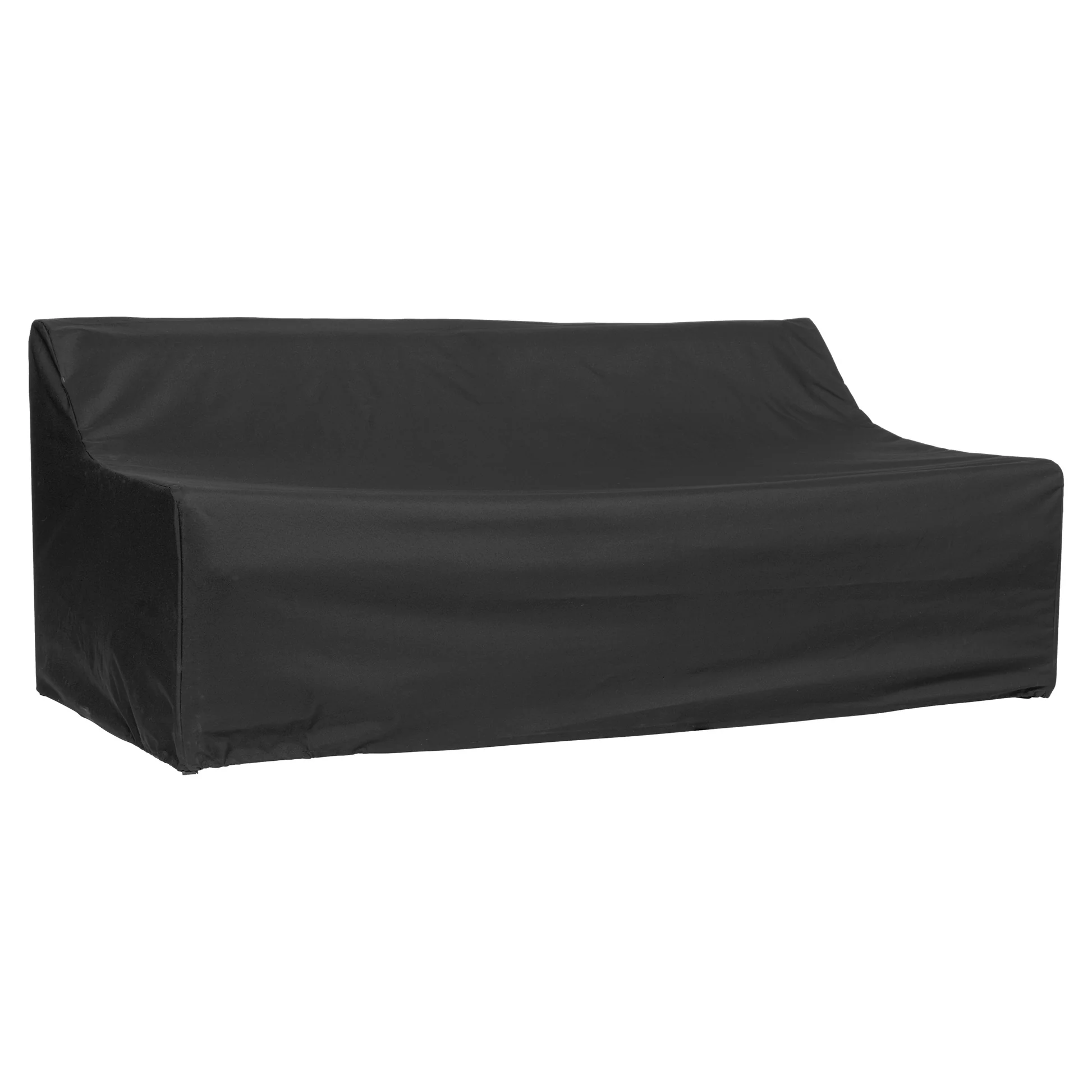 Desert 3-Seater Outdoor Sofa - Chestnut, Black Frame - Image 5