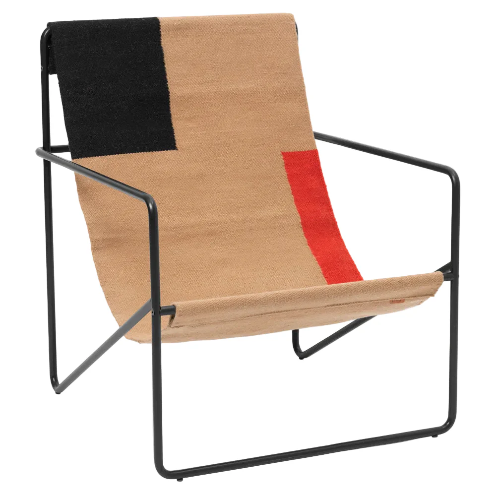 Desert Lounge Chair - Black, Block