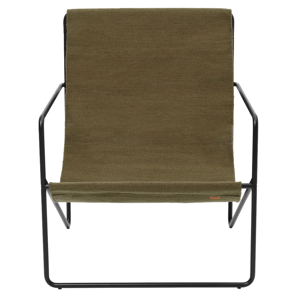 Desert Lounge Chair - Black, Olive - Image 2