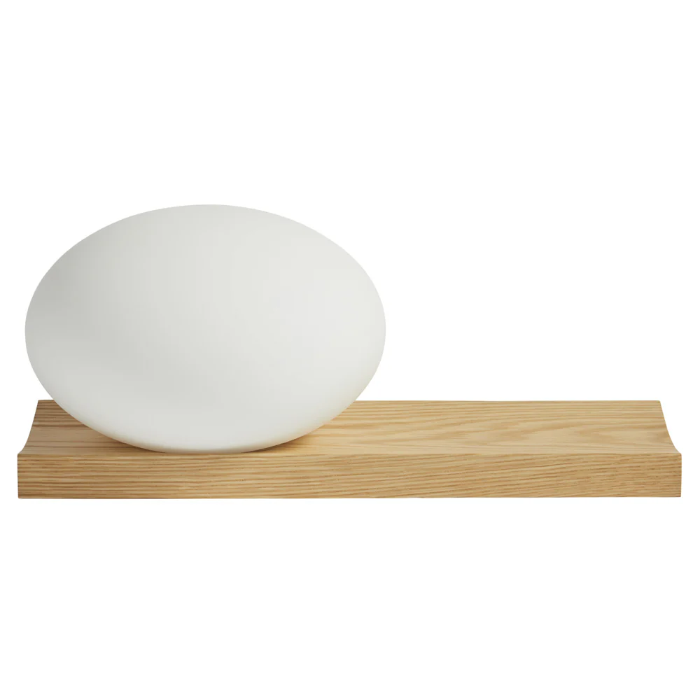 Dew Table Lamp - White Pigmented Oak