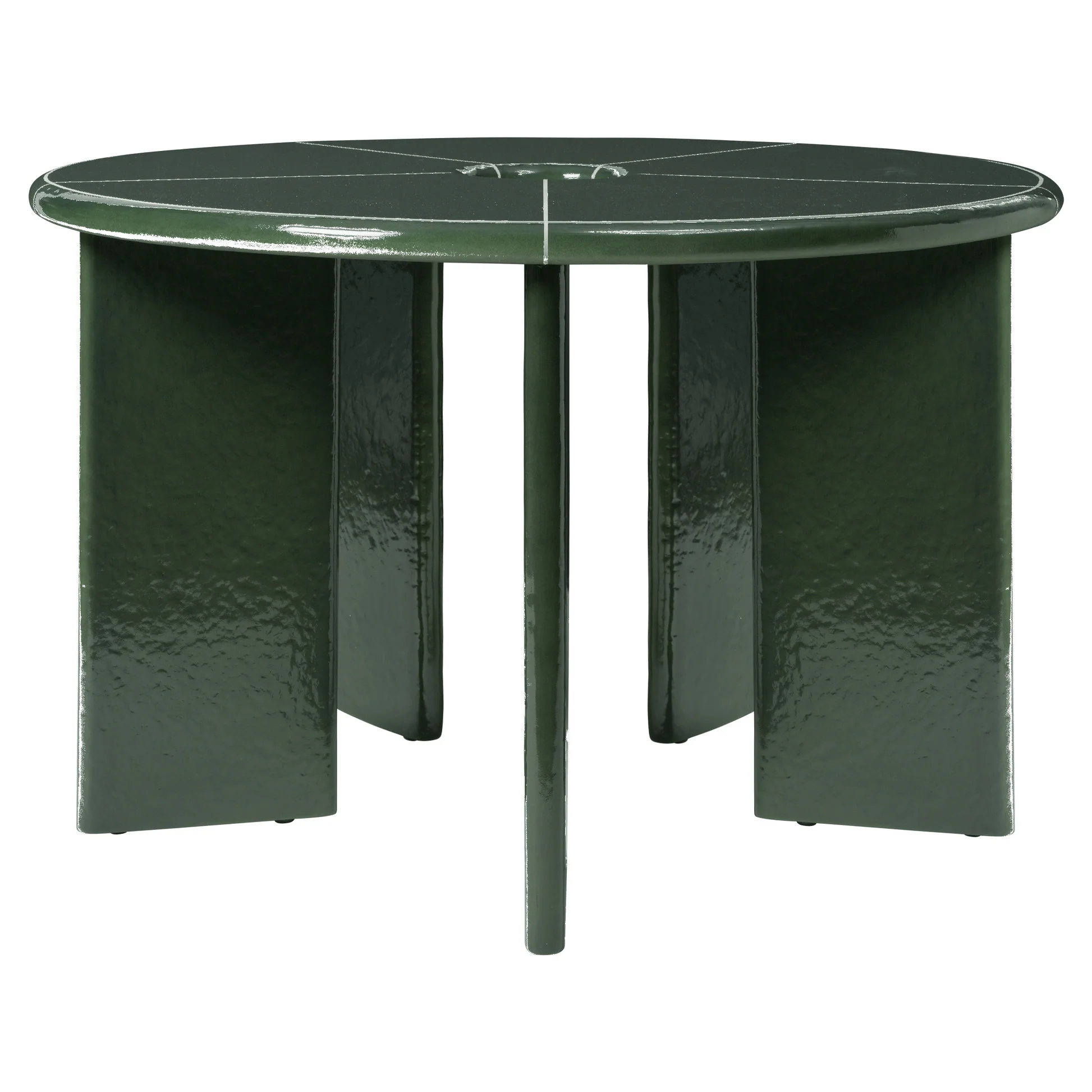 Deya Dining Table - Dark Green - Image 2