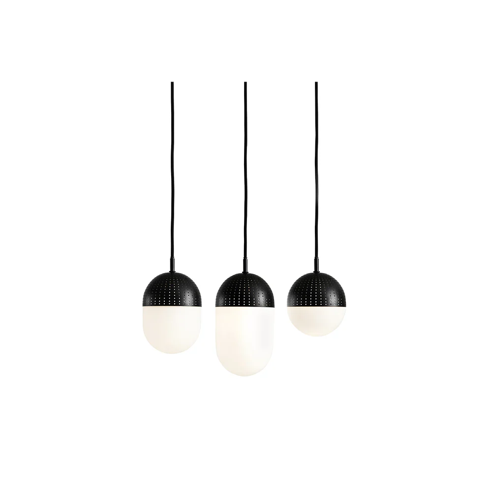 Dot Small Pendant - Black, Set of 2 - Image 5