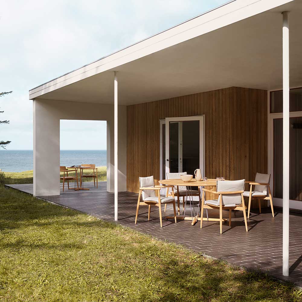 E022 Embrace Outdoor Table - 55.1"W - Image 3