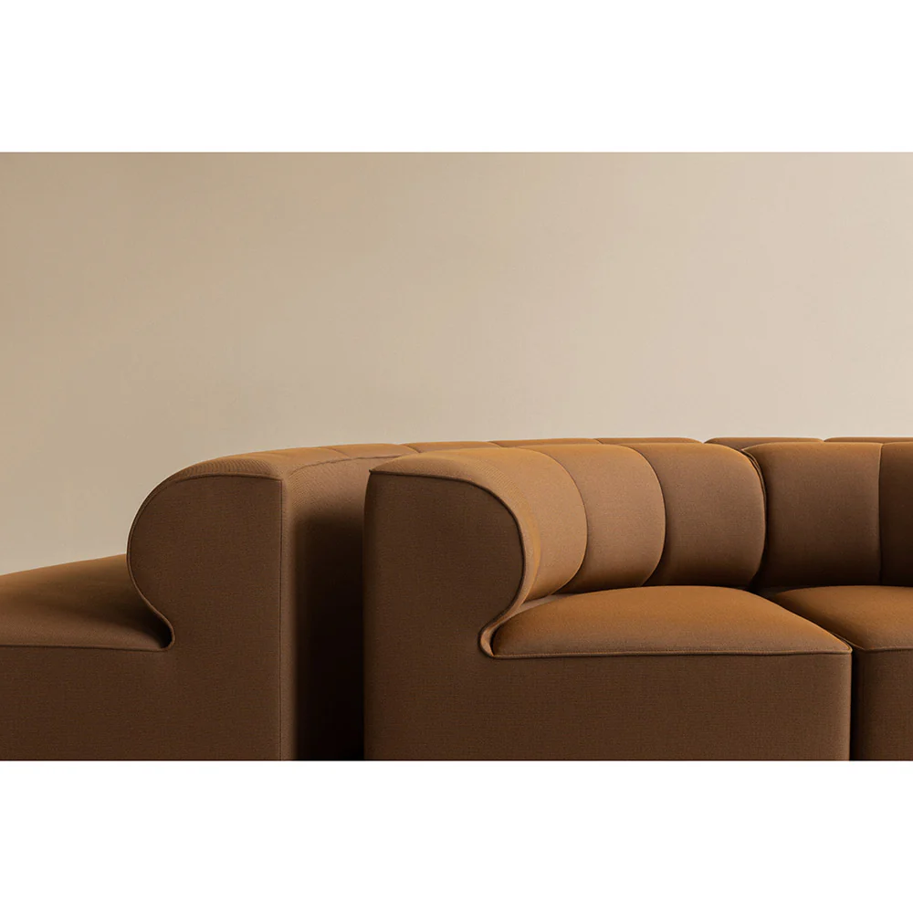 Eave Seamline Modular Sectional Sofa 34" Depth - Concave Corner - Image 11