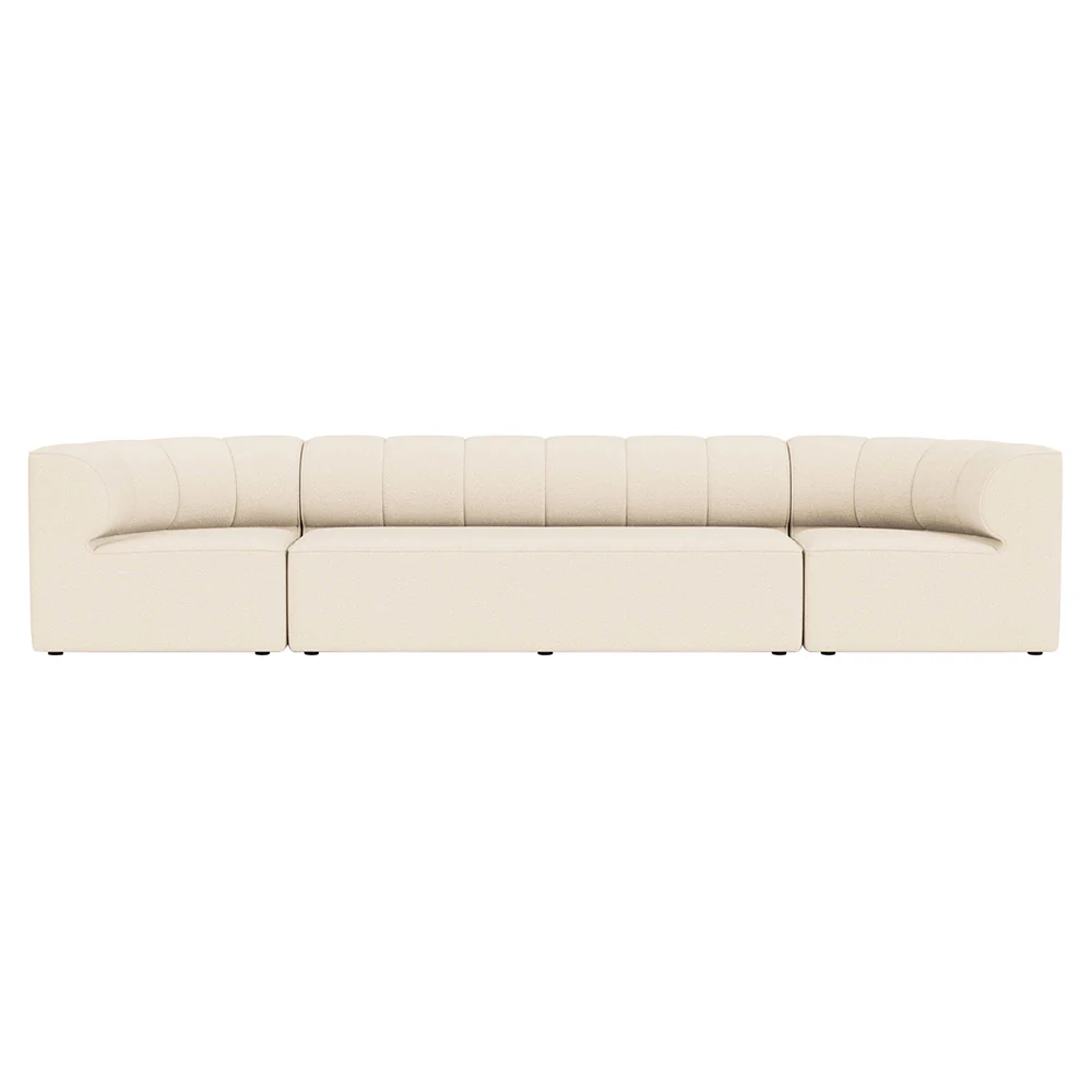 Eave Seamline Modular Sectional Sofa - 4 Seater, Configuration 1