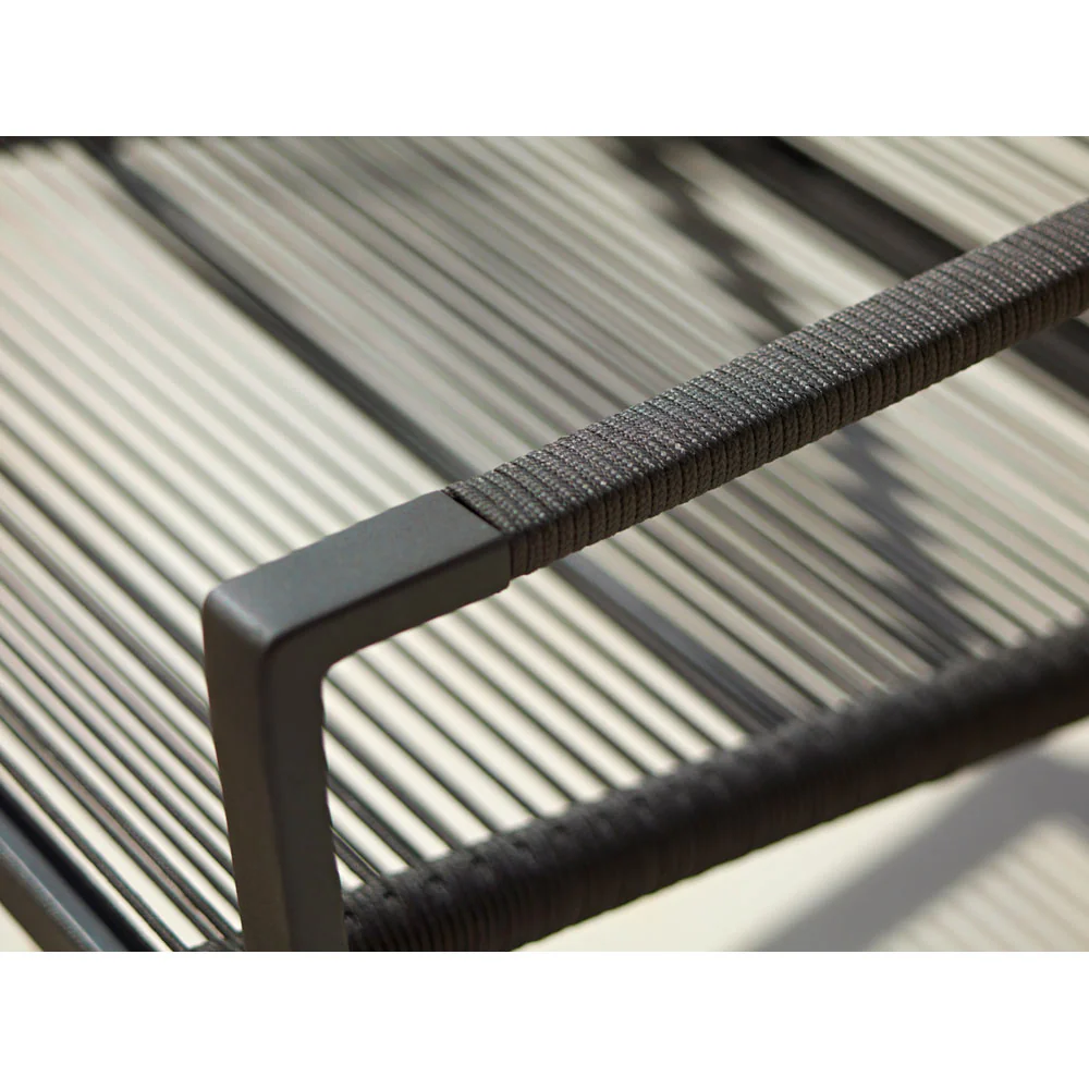 Edge Armchair - Taupe Cushion, Anthracite Frame - Image 3