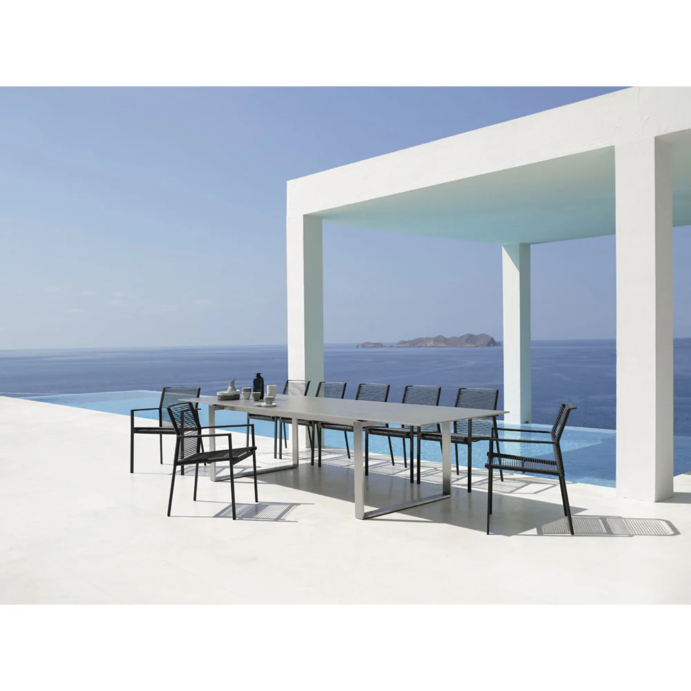 Edge Armchair - Taupe Cushion, Anthracite Frame - Image 7