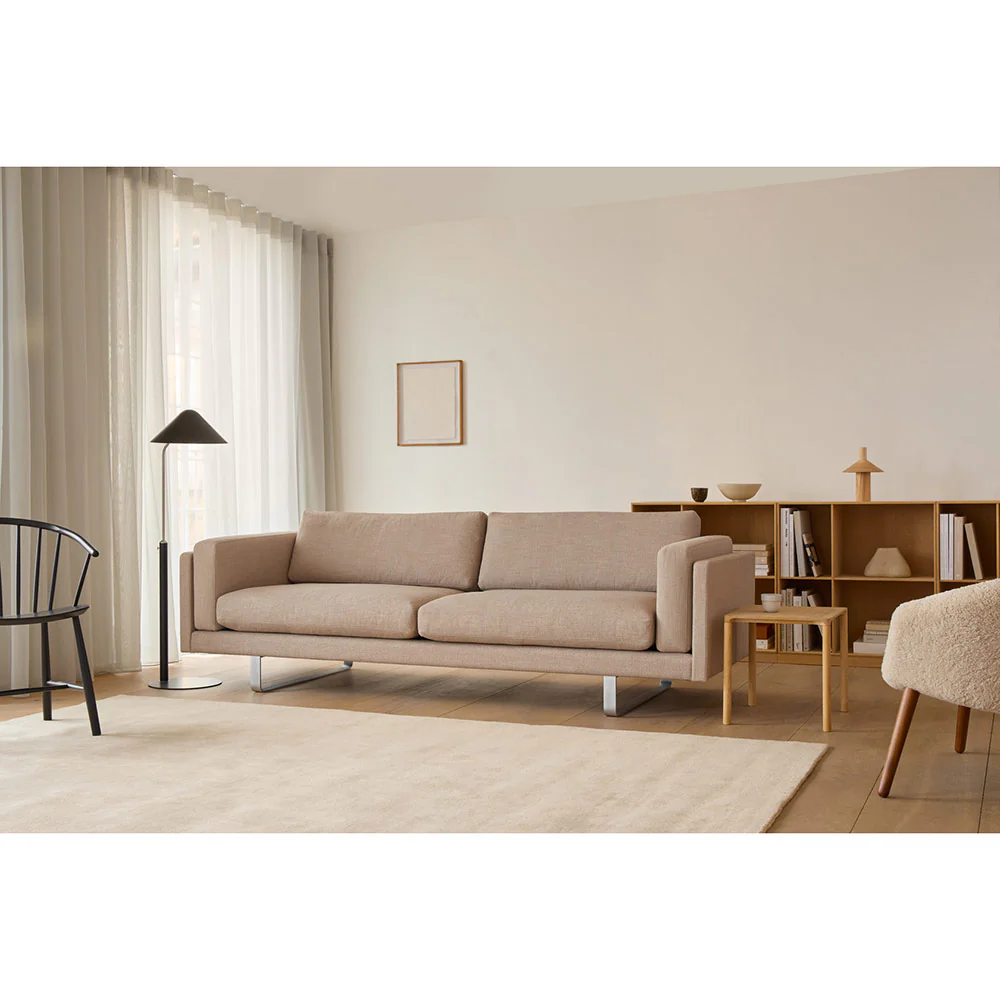 EJ280 2 Seater Sofa - 39.4" Cushions, Sledge Base - Image 10