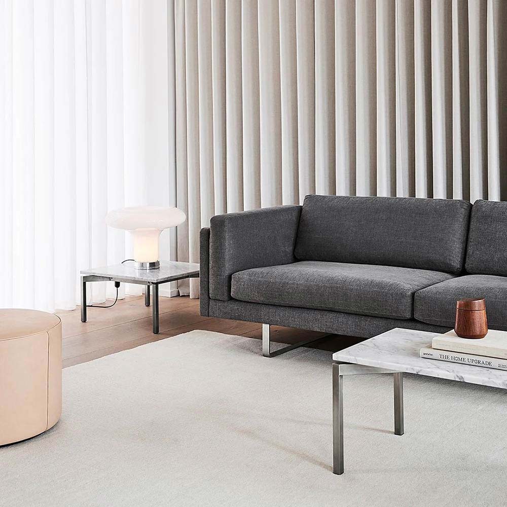 EJ280 2 Seater Sofa - 39.4" Cushions, Sledge Base - Image 8