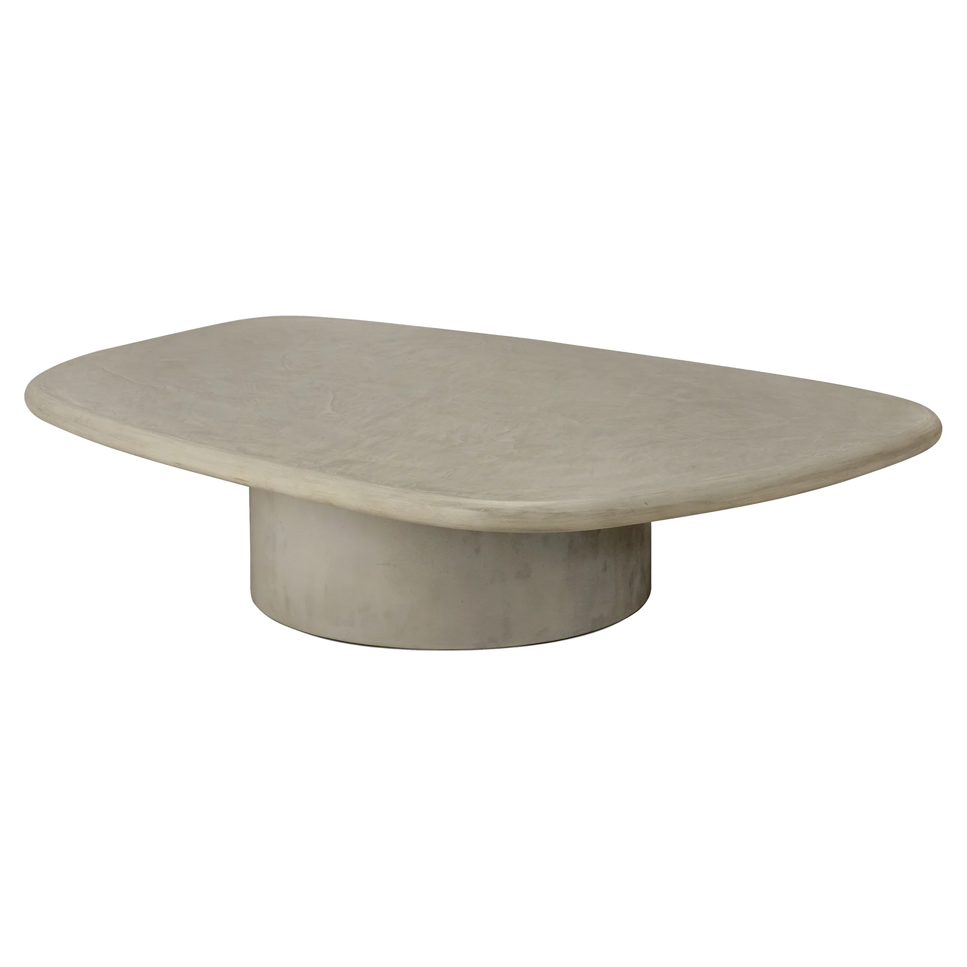 Elements Outdoor Pebble Coffee Table - Light Gray - Image 2