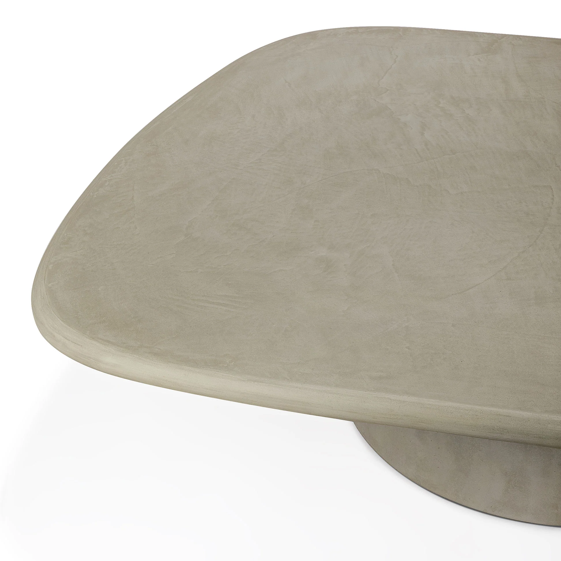 Elements Outdoor Pebble Coffee Table - Light Gray - Image 3