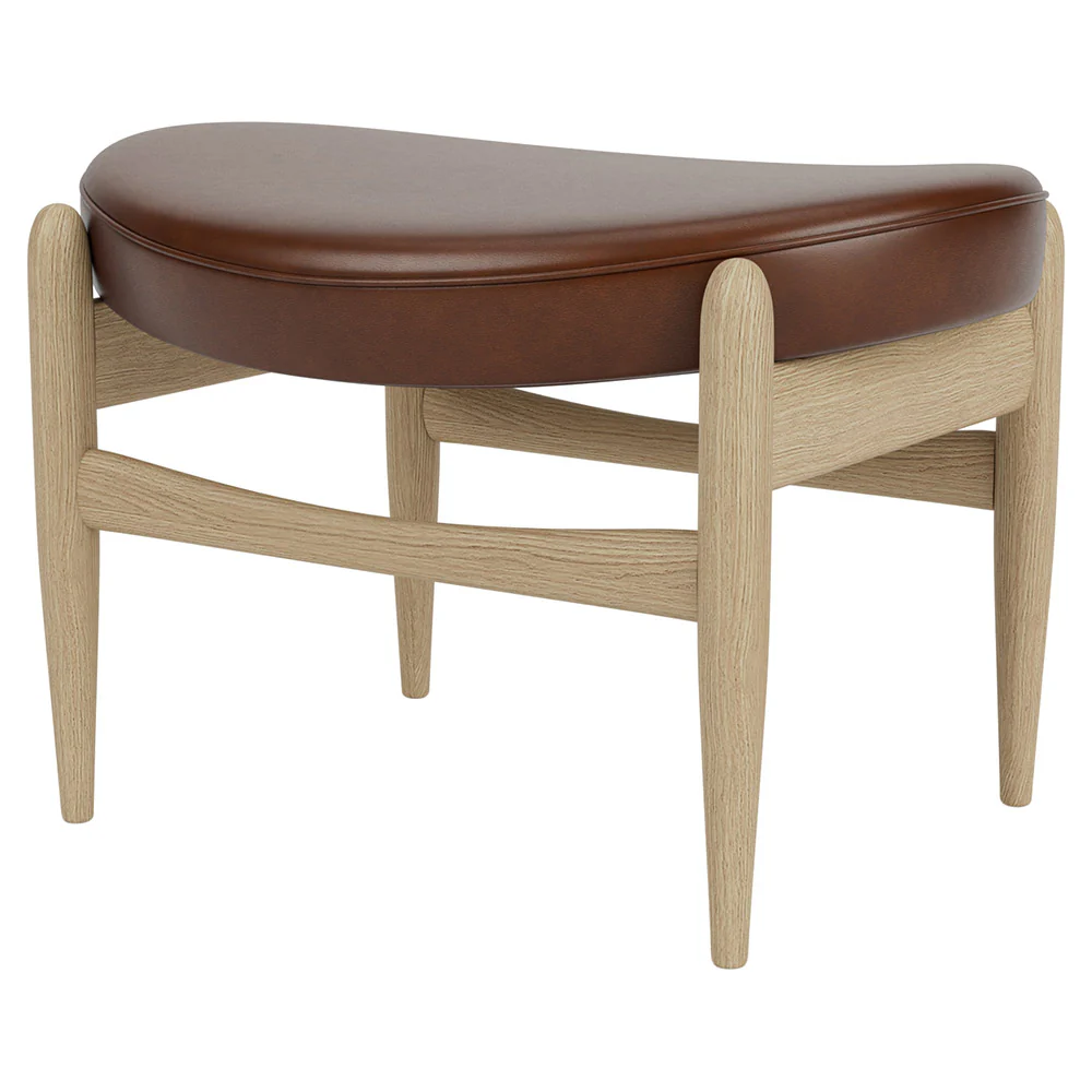 Elizabeth Ottoman - Natural Oak