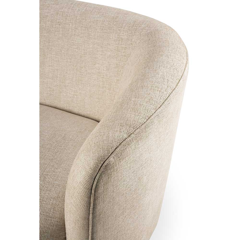 Ellipse 3 Seater Sofa - Oatmeal - Image 4