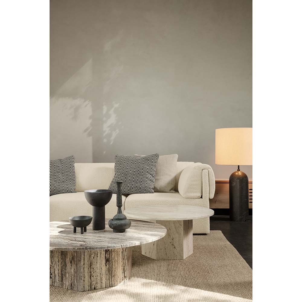 Epic Round Marble Coffee Table - White - Image 4