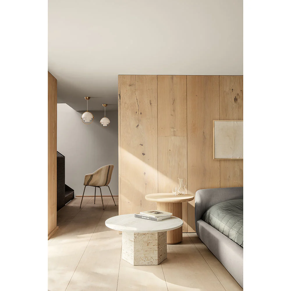 Epic Round Marble Coffee Table - White - Image 5