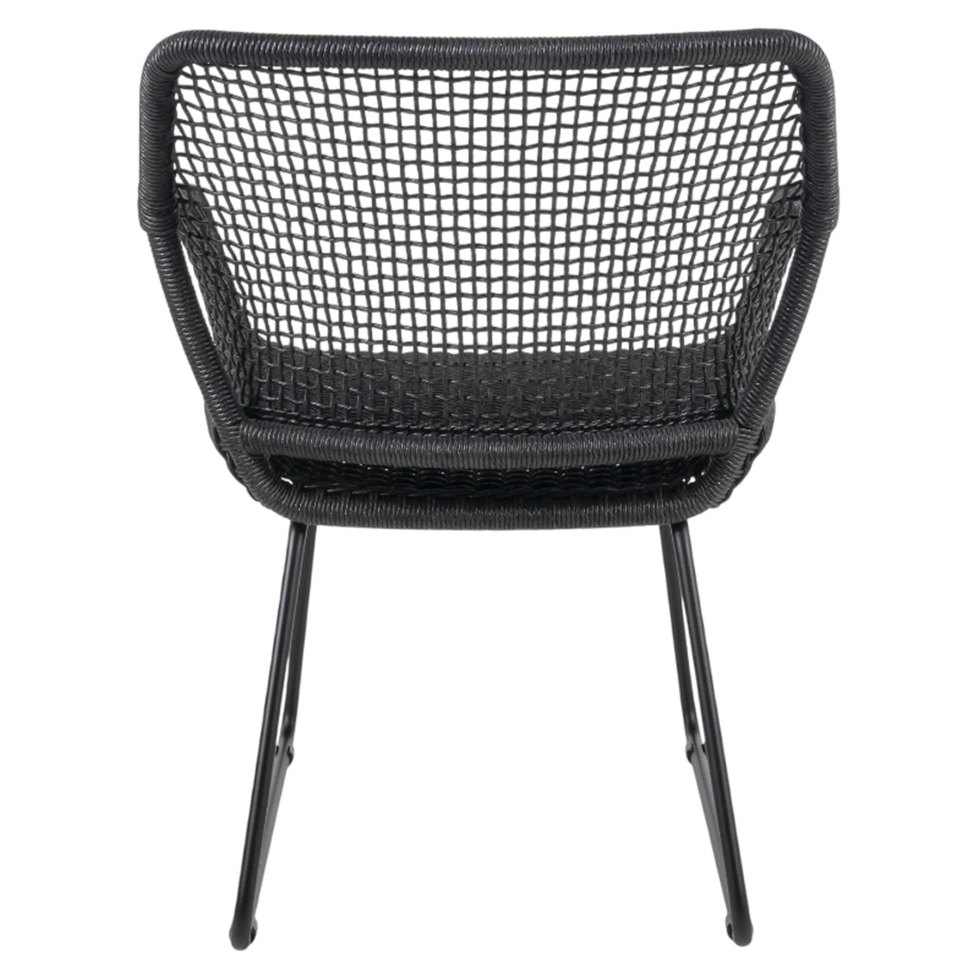 Esta Arm Chair - Black Wicker - Image 5
