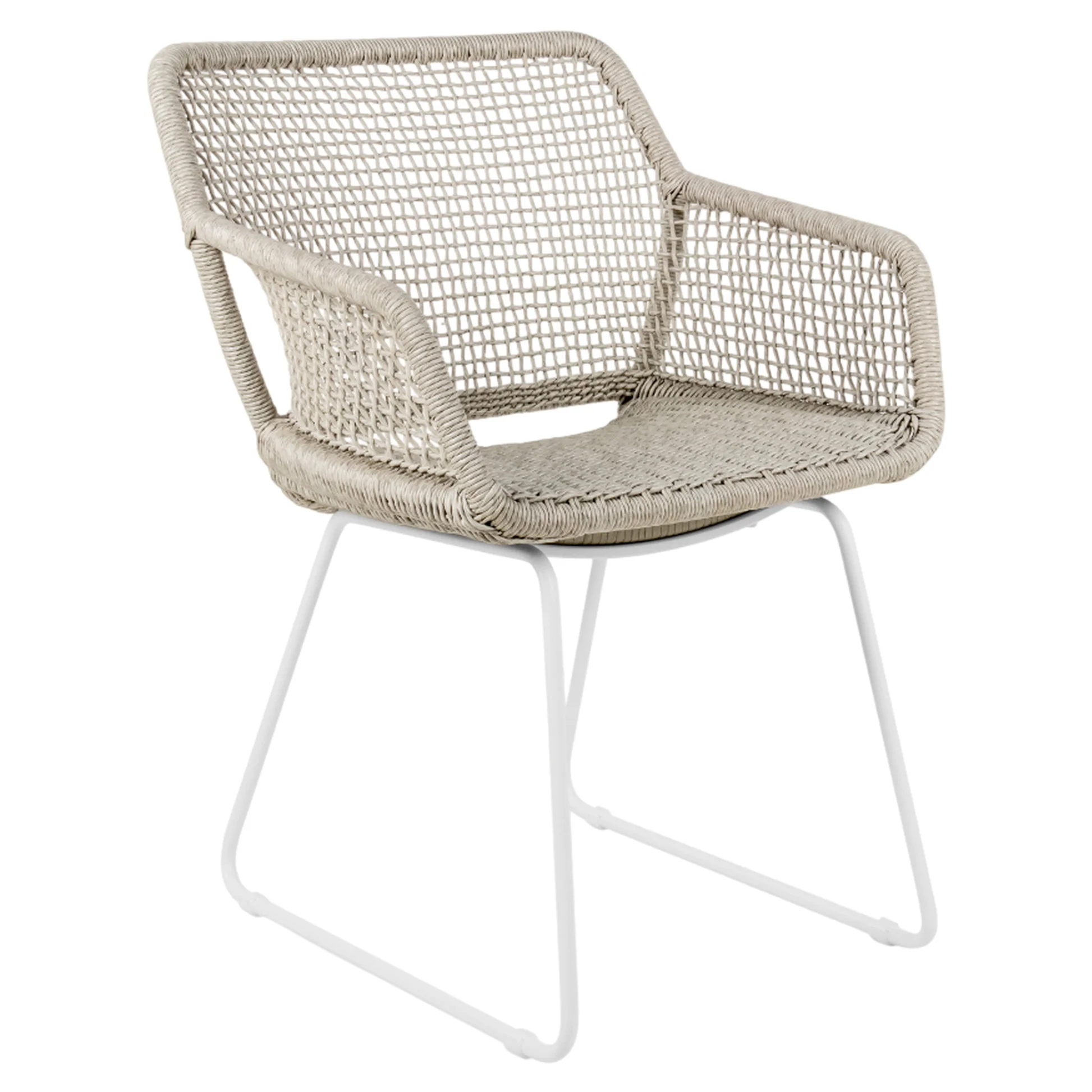 Esta Arm Chair - Linen Wicker - Image 4