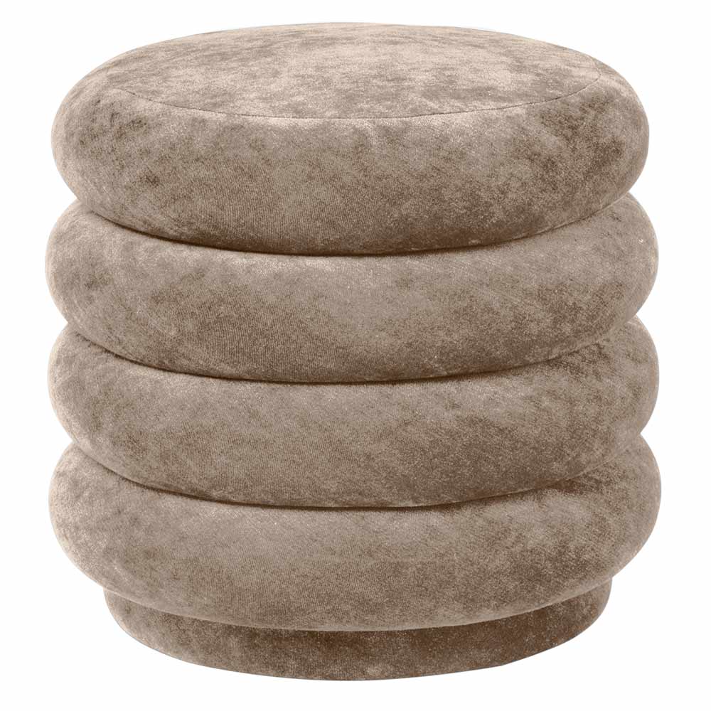 Faded Velvet Pouf - Image 3