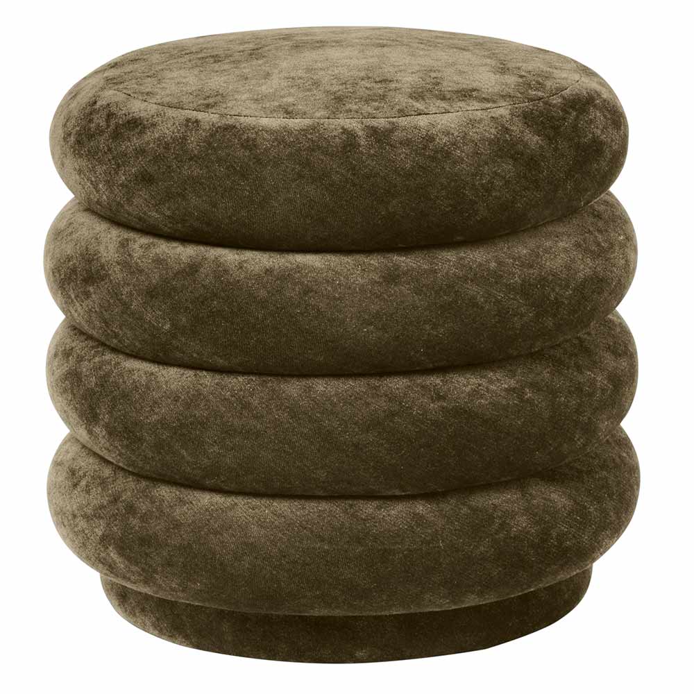 Faded Velvet Pouf - Image 4