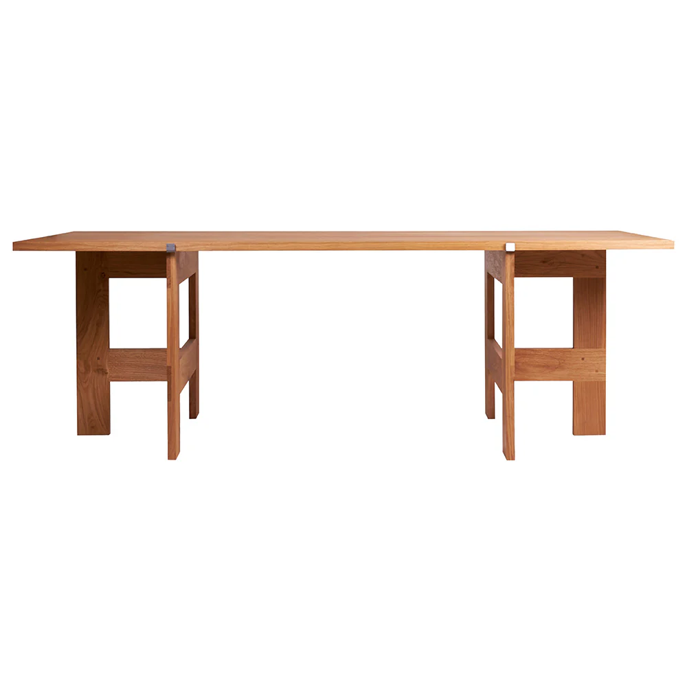 Farmhouse Trestle Table - Planks - Image 2
