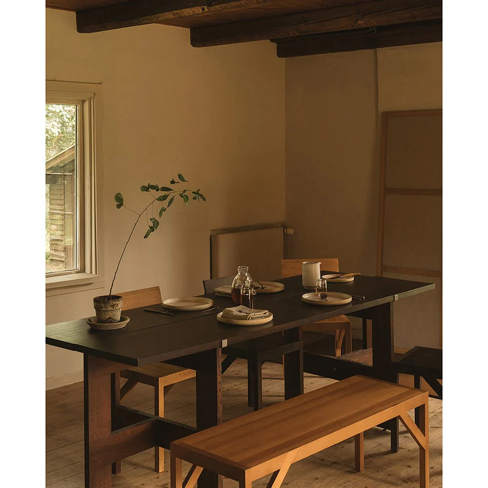 Farmhouse Trestle Table - Planks - Image 4